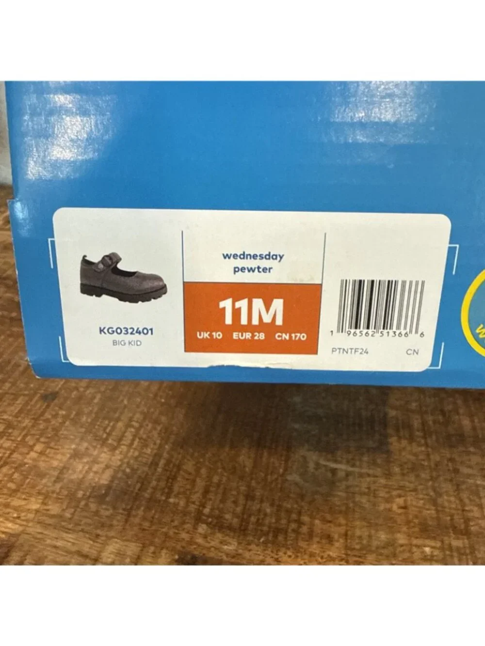 Stride Rite Little Kid Wednesday Gray Sparkle Mary Jane Shoes Sz 11 M NIB Pewter